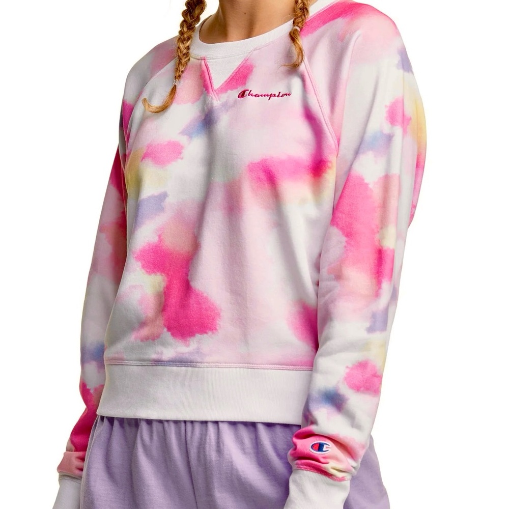 Champion Multi Wash Cloud Women's Campus French Terry Crewneck Sweatshirt